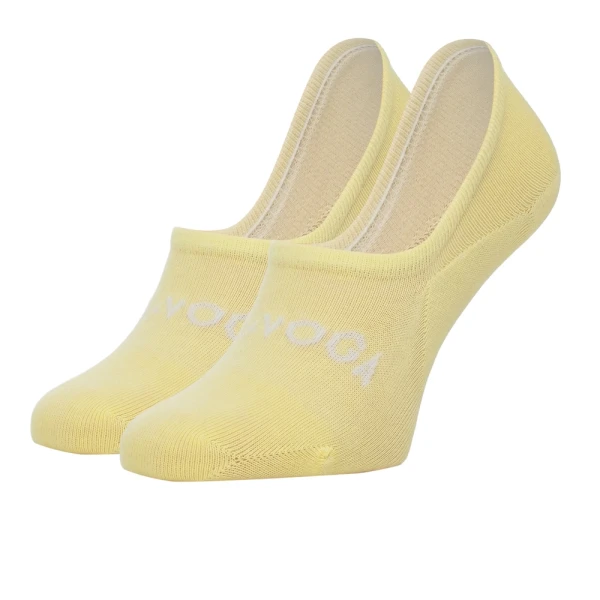 Skarpetki stopki damskie OLAVOGA WOMAN SOCKS 2026 żółte - maWer Fashion