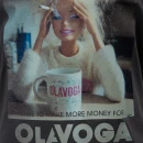 T-shirt damski OLAVOGA EARNED 2026 grafit - maWer Fashion