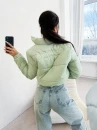 Kurtka damska OLAVOGA PUFFA 2026 zielona - maWer Fashion