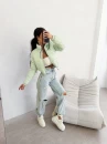 Kurtka damska OLAVOGA PUFFA 2026 zielona - maWer Fashion