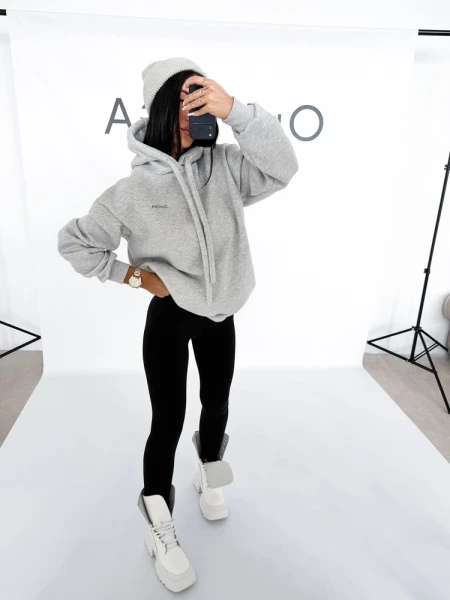 Bluza damska OLAVOGA RUNAWAY 2026 szara - maWer Fashion