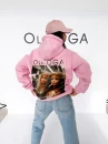 Bluza damska OLAVOGA RUNAWAY 2026 pudrowy róż - maWer Fashion