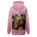 Bluza damska OLAVOGA RUNAWAY 2026 pudrowy róż - maWer Fashion