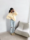 Bluza damska OLAVOGA RUNAWAY 2026 ecru - maWer Fashion