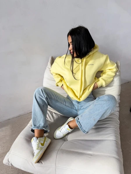 Bluza damska OLAVOGA RUNAWAY 2026 żółta - maWer Fashion