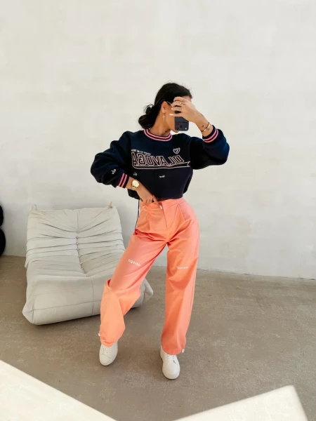 Bluza damska OLAVOGA VESA 2026 granatowa - maWer Fashion