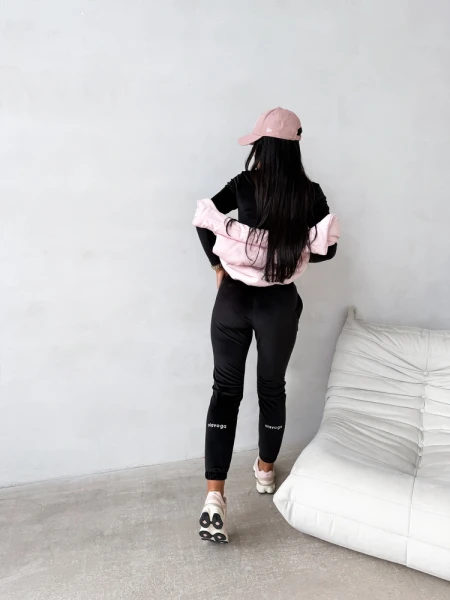Komplet damski OLAVOGA SELIRA 2026 czarny - maWer Fashion