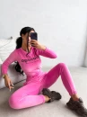 Komplet damski OLAVOGA SELIRA 2026 cukierkowy róż - maWer Fashion