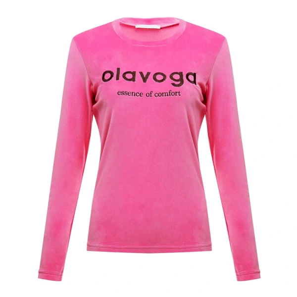 Komplet damski OLAVOGA SELIRA 2026 cukierkowy róż - maWer Fashion