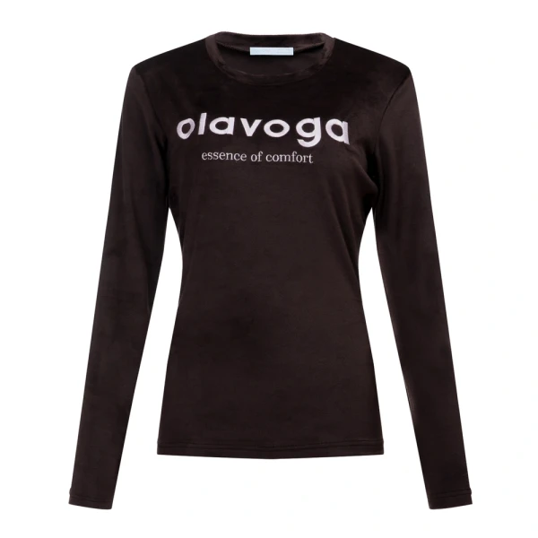 Komplet damski OLAVOGA SELIRA 2026 brązowy - maWer Fashion