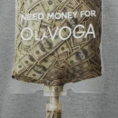 Bluza męska OLAVOGA MONEY 2026 jasny szary - maWer Fashion