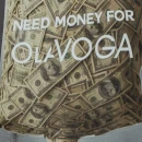 Bluza męska OLAVOGA MONEY 2026 ciemny szary - maWer Fashion