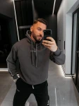 Bluza męska OLAVOGA MONEY 2026 ciemny szary - maWer Fashion