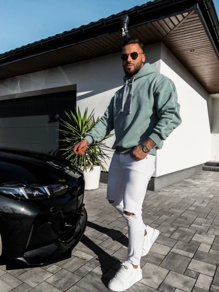 Bluza męska OLAVOGA MONEY 2026 mineral - maWer Fashion