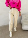 Spodnie damskie OLAVOGA SIRA 2026 jasny beż - maWer Fashion