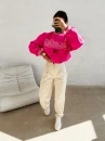Spodnie damskie OLAVOGA SIRA 2026 jasny beż - maWer Fashion