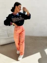 Spodnie damskie OLAVOGA SIRA 2026 coral róż - maWer Fashion