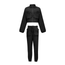 Komplet damski OLAVOGA WOELE 2026 czarny - maWer Fashion