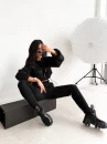 Komplet damski OLAVOGA WOELE 2026 czarny - maWer Fashion