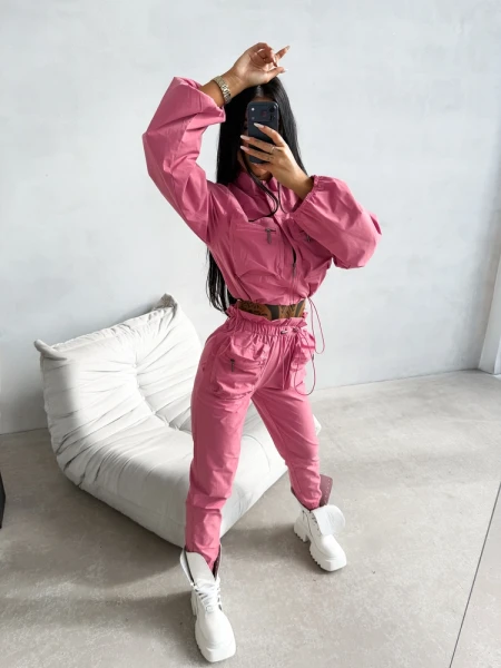 Komplet damski OLAVOGA WOELE 2026 jasny róż - maWer Fashion