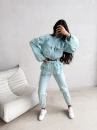 Komplet damski OLAVOGA WOELE 2026 miętowy - maWer Fashion
