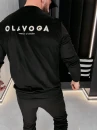 Welurowy komplet męski OLAVOGA LEGACY 2026 czarny - maWer Fashion