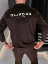 Welurowy komplet męski OLAVOGA LEGACY 2026 brąz - maWer Fashion