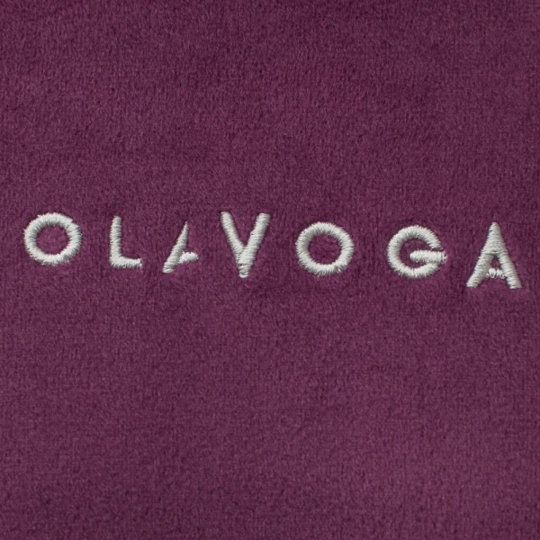 Welurowy komplet męski OLAVOGA LEGACY 2026 śliwka - maWer Fashion