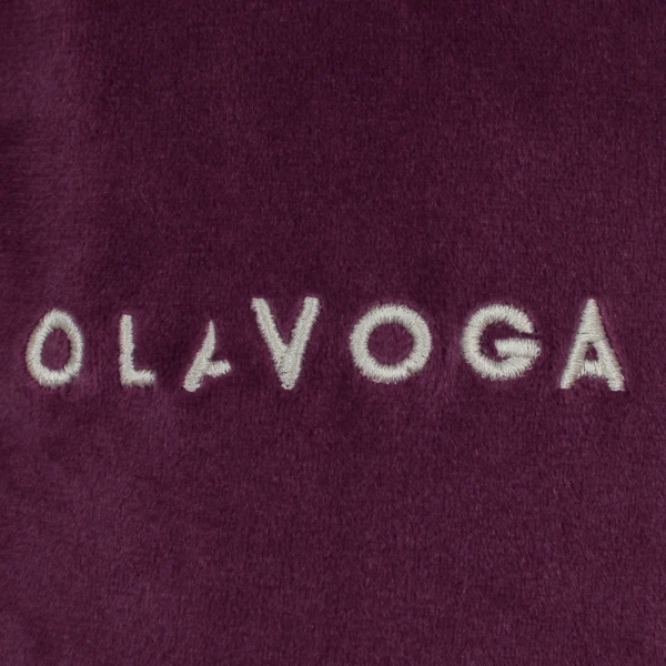 Welurowy komplet męski OLAVOGA LEGACY 2026 śliwka - maWer Fashion