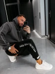 Spodnie męskie OLAVOGA ARES 2026 czarne - maWer Fashion
