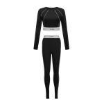 Komplet damski OLAVOGA SENSA 2026 czarny - maWer Fashion