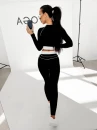 Komplet damski OLAVOGA SENSA 2026 czarny - maWer Fashion