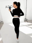 Komplet damski OLAVOGA SENSA 2026 czarny - maWer Fashion
