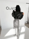 Spodnie damskie OLAVOGA BAMBI 2026 szare - maWer Fashion