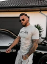 T-shirt męski OLAVOGA CUON 2026 ecru - maWer Fashion