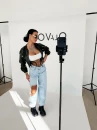 Kurtka damska OLAVOGA SAO 2026  czarna - maWer Fashion