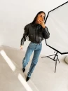 Spodnie damskie OLAVOGA REIRY 2026 niebieskie - maWer Fashion