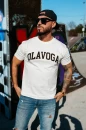 T-shirt męski OLAVOGA ROQA 2026 ecru - maWer Fashion