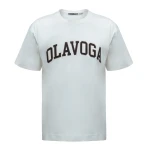 T-shirt męski OLAVOGA ROQA 2026 ecru - maWer Fashion