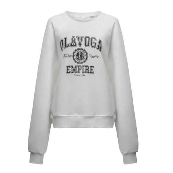 Bluza damska OLAVOGA AMARIS 2026 ecru - maWer Fashion
