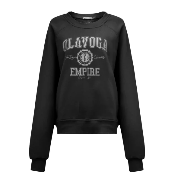 Bluza damska OLAVOGA AMARIS 2026 czarna - maWer Fashion
