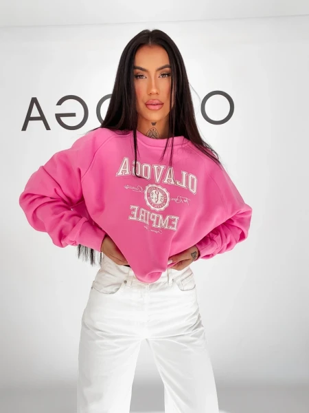 Bluza damska OLAVOGA AMARIS 2026 róż - maWer Fashion