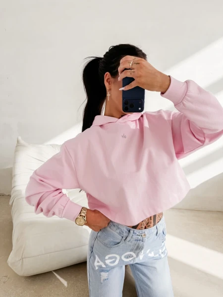 Bluza damska OLAVOGA APERIO 2026 róż - maWer Fashion