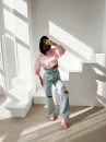 Bluza damska OLAVOGA APERIO 2026 róż - maWer Fashion