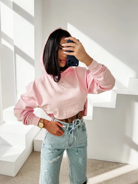 Bluza damska OLAVOGA APERIO 2026 róż - maWer Fashion