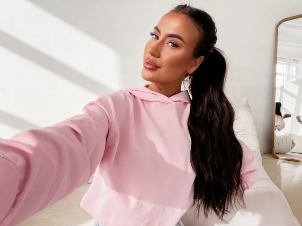 Bluza damska OLAVOGA APERIO 2026 róż - maWer Fashion