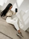 Bluza damska OLAVOGA APERIO 2026 szara - maWer Fashion