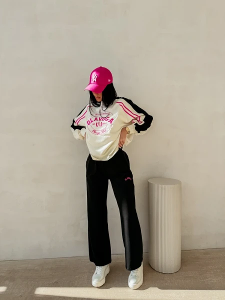 Spodnie damskie OLAVOGA EVARA 2026 czarne - maWer Fashion