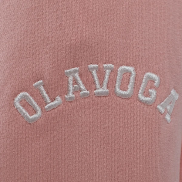 Spodnie damskie OLAVOGA EVARA 2026 koral róż - maWer Fashion