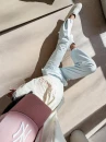 Spodnie damskie OLAVOGA EVARA 2026 błękitny - maWer Fashion